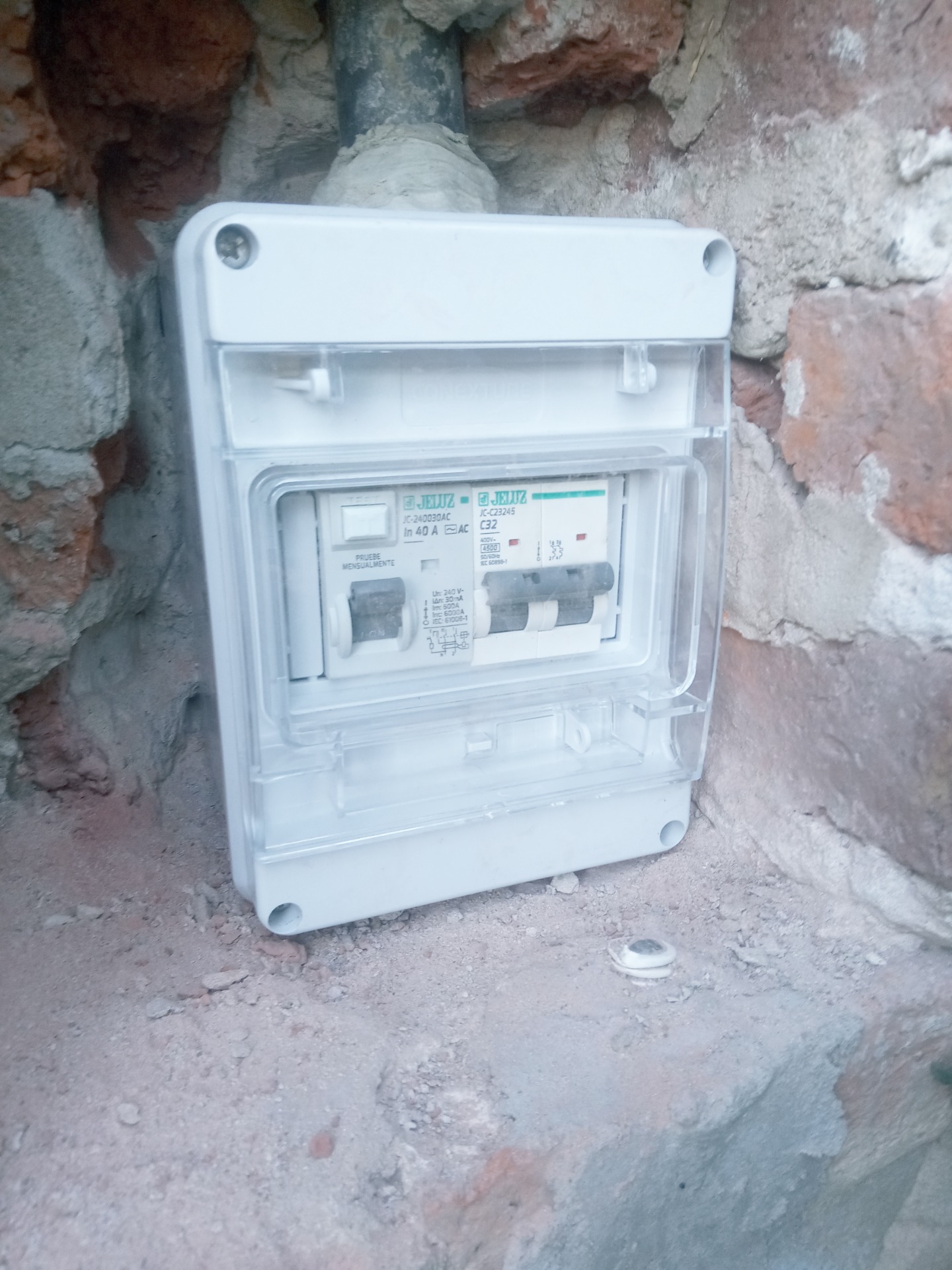 Trabajos bajo normativa.